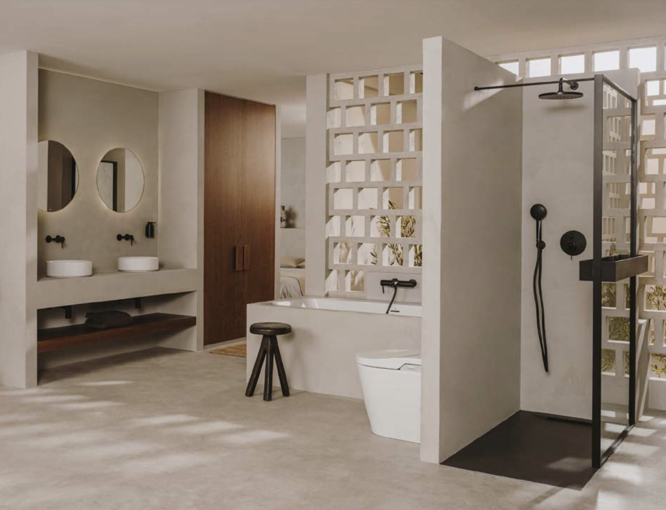 Designer bathroom fixtures