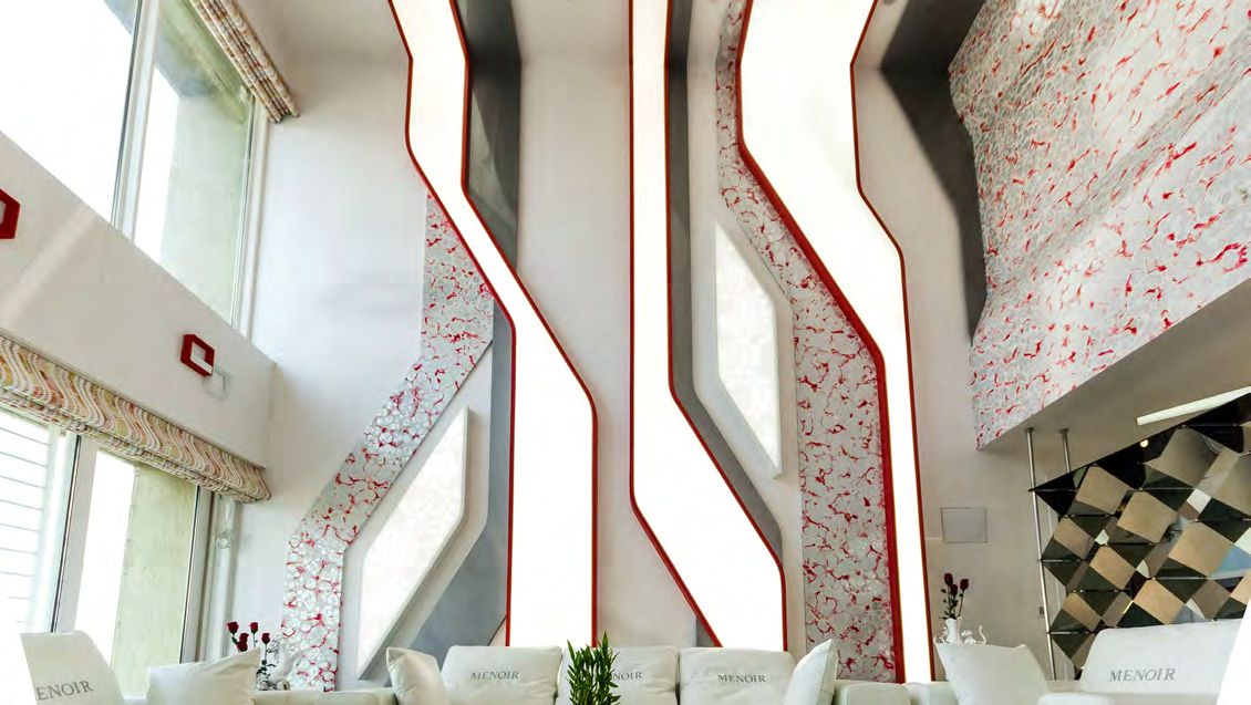 Stretch ceilings showcase